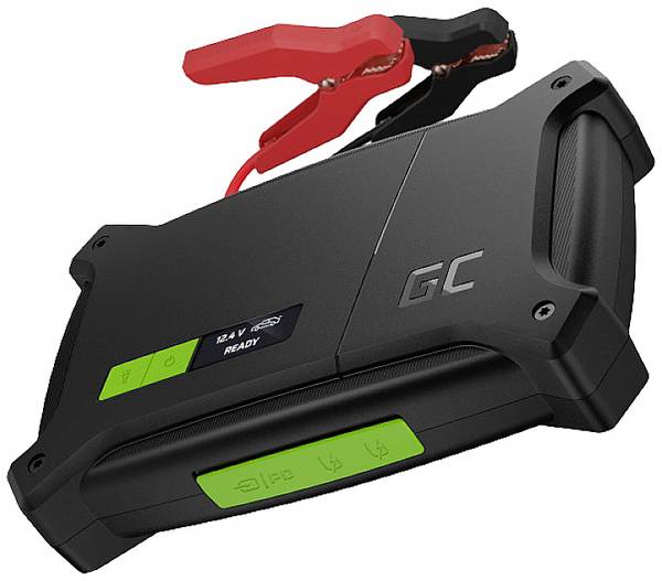 Green Cell Automatikladegerät, Schnellstartsystem PowerBoost 16000mAh 2000A GC-CJSGC01 Starthilfestrom (12 V)=1000 A