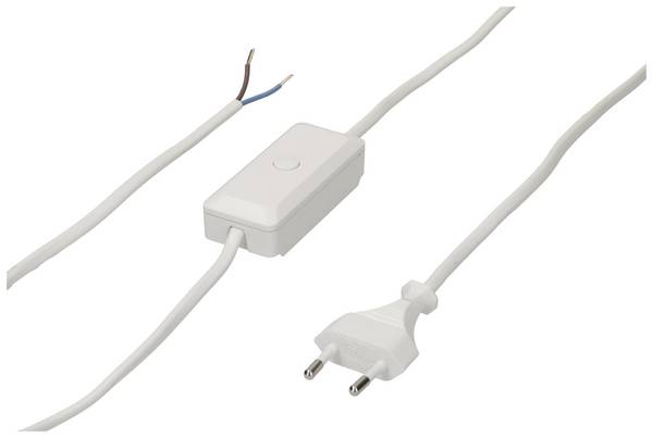 Max Hauri Schnurdimmer universal Weiß Schaltleistung (max.) 100 W 1 St.