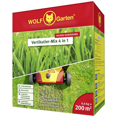 WOLF-Garten 3851630 Rasenreparatur Vertikutier-Mix V-Mix 200 6.4 kg