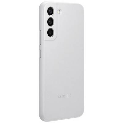 Samsung Leather Cover für Galaxy S22+ (Light Gray)-0