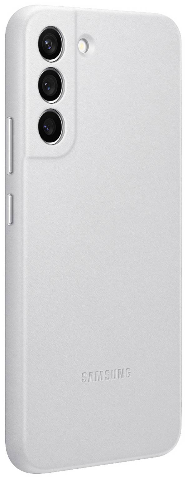 Samsung Leather Cover für Galaxy S22+ (Light Gray)