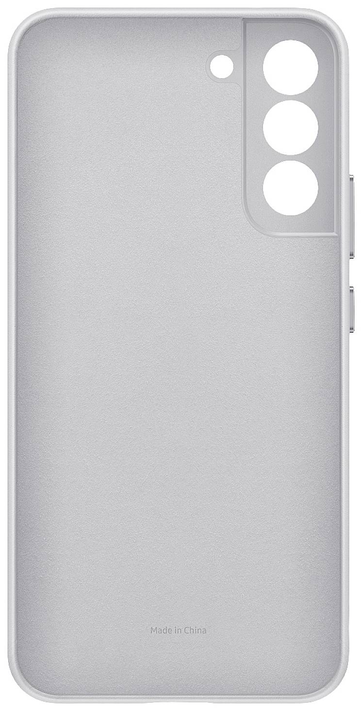 Samsung Leather Cover für Galaxy S22+ (Light Gray)-1