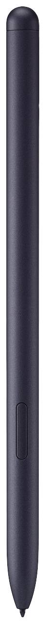 Ein digitaler Stift in dunklem Blau, zur Verwendung mit Touchscreen-Geräten. Der Stift hat eine Spitze und einen seitlichen Knopf.