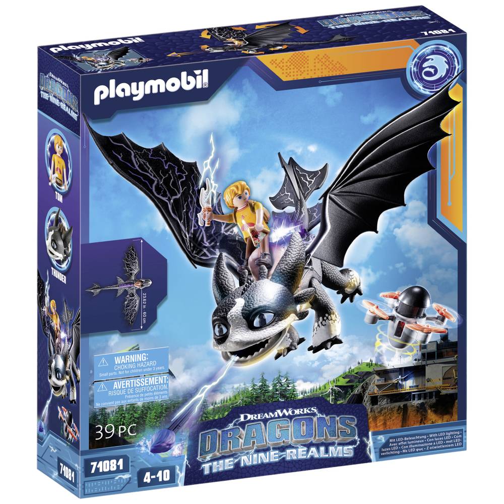 Playmobil® Constructie-speelset Dragons: The Nine Realms Thunder & Tom (71081) (39 stuks)