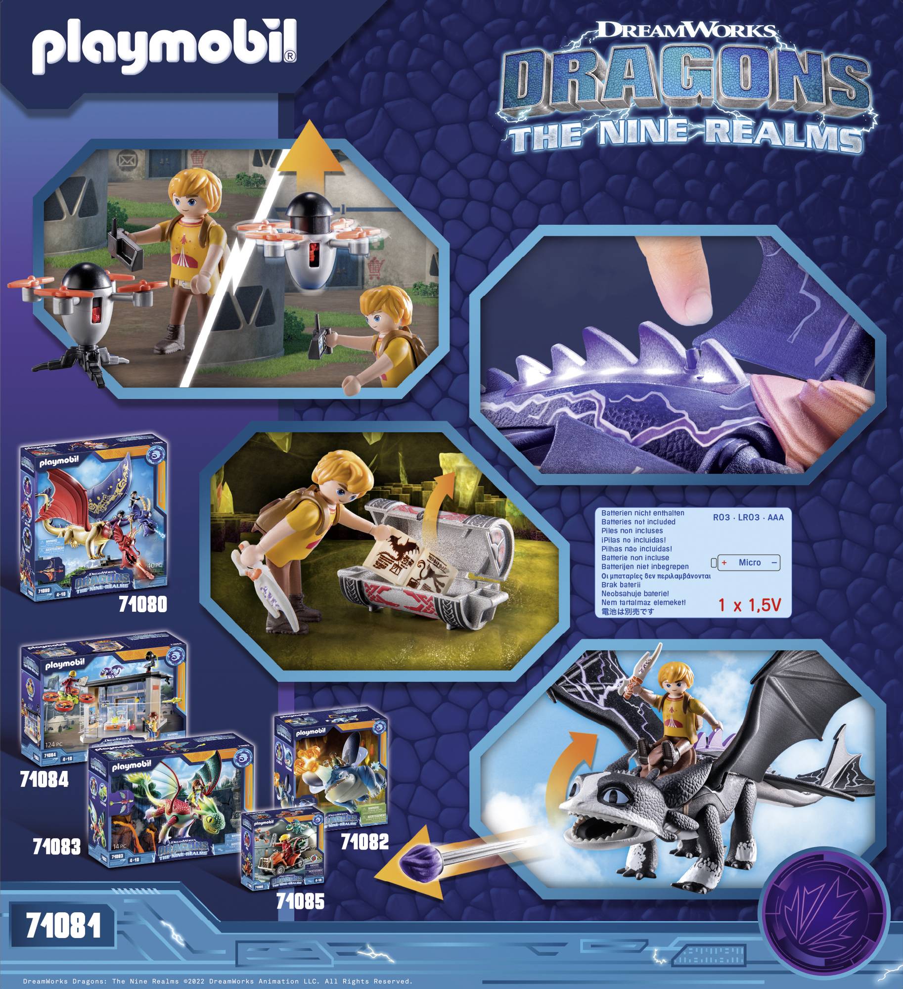 Playmobil® Dragons Dragons: The Nine Realms - Thunder & Tom 71081-4