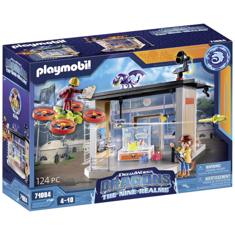 Playmobil® Constructie-speelset Dragons: The Nine Realms Icaris Lab (71084) (124 stuks)