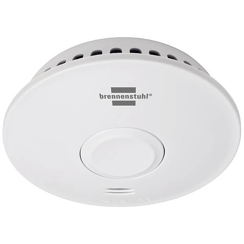 Brennenstuhl 1290210 Funk-Rauchwarnmelder batteriebetrieben (Ø x H) 114 mm x 38 mm