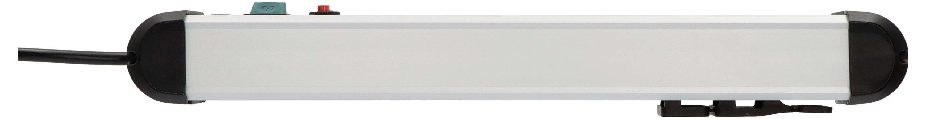 Brennenstuhl 1391010400 Überspannungsschutz-Steckdosenleiste Aluminium (eloxiert), Schwarz Schutzkontakt 1 St.-2