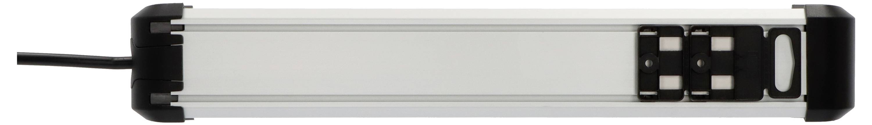 Brennenstuhl 1391010400 Überspannungsschutz-Steckdosenleiste Aluminium (eloxiert), Schwarz Schutzkontakt 1 St.-3
