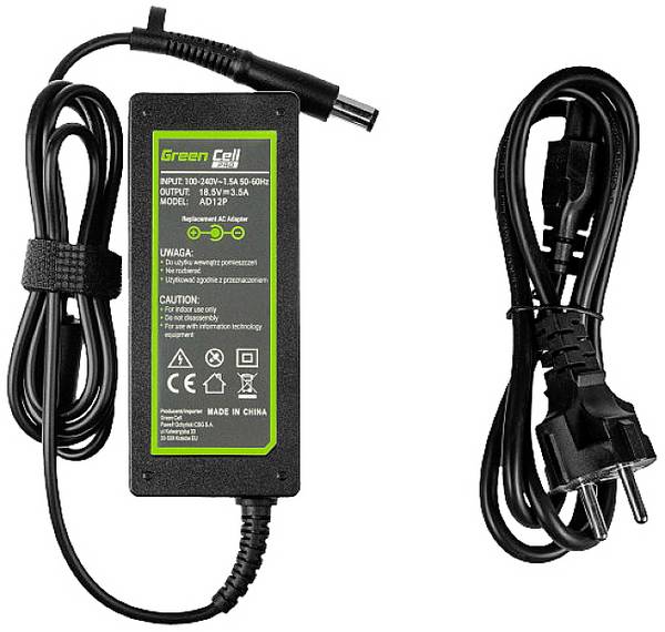 Green Cell AD12P Notebook-Netzteil 65 W 18.5 V 3.5 A Passend für Marke: HP