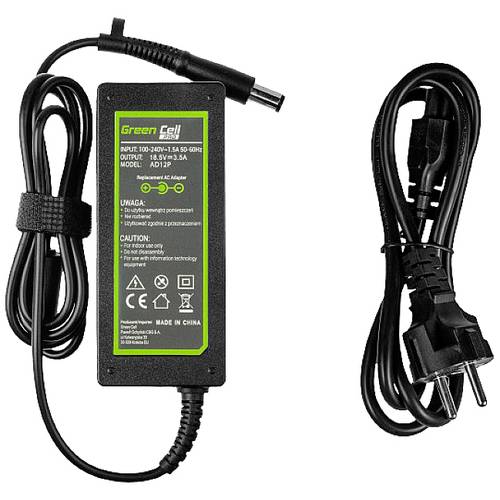 Green Cell AD12P Notebook-Netzteil 65 W 18.5 V 3.5 A Passend für Marke: HP