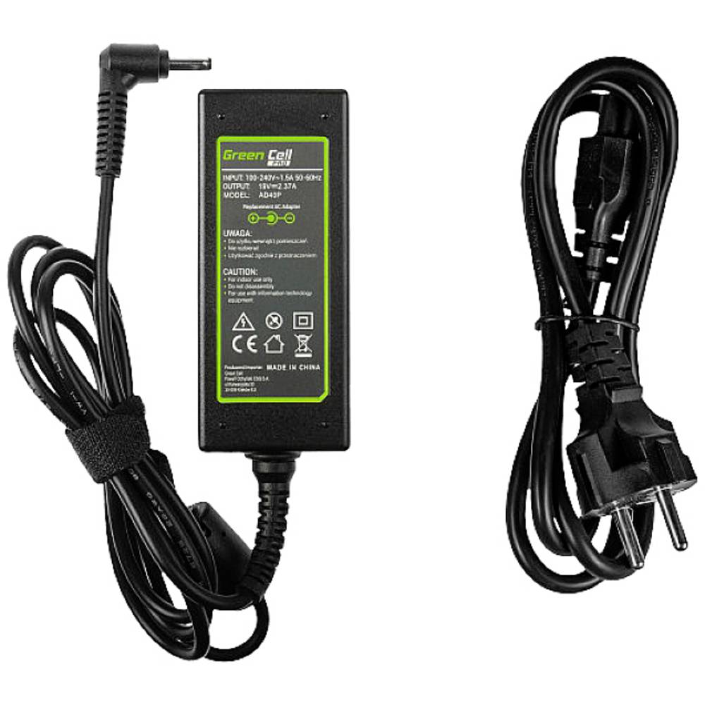 Green Cell AD40P Laptop netvoeding 45 W 19 V 2.37 A