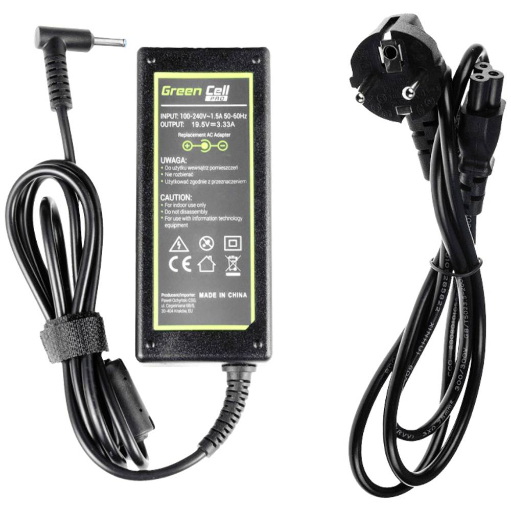 Green Cell AD49P Laptop netvoeding 65 W 19.5 V 3.33 A