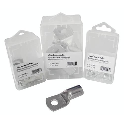 Thumbnail - Intercable 182185 ICR2510SB10 Rohrkabelschuh 180 ° M10 25.00 mm² 1 St.