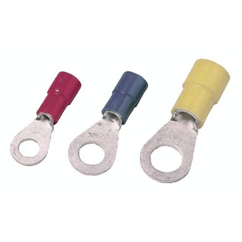 Intercable 180841 Ringkabelschuh Querschnitt (max.)=1.00 mm² Teilisoliert Rot 1 St.