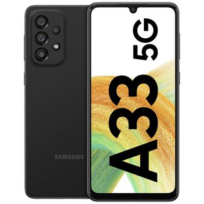 Samsung Galaxy A33 EU 5G Smartphone  128 GB 16.3 cm (6.4 Zoll) Schwarz Android™ 12 Hybrid-Slot