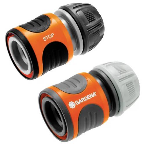 GARDENA 18279-20 GARDENA Schlauchverbinder-Satz 13mm (½“) – 15mm (5/8“) Kunststoff Schlauch-Verbinder 13 mm (1/2) Ø