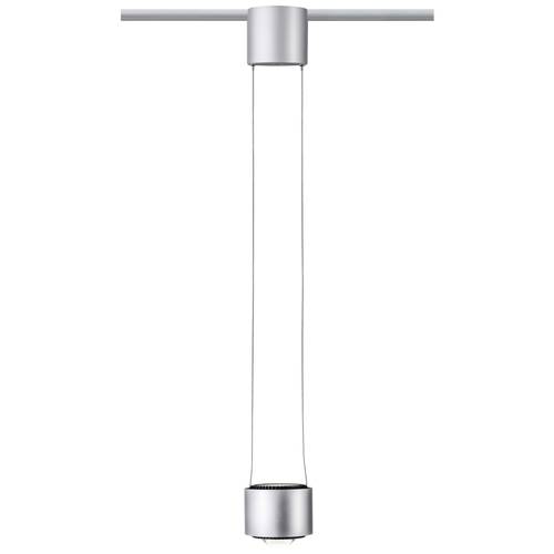 Paulmann Pendel Aldan Hochvolt-Schienensystem-Leuchte URail LED Chrom (matt), Schwarz