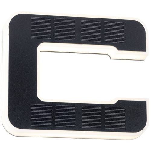 Paulmann 94652 Solar Hausnummer c Solar-Hausnummernleuchte EEK: G (A - G) Warmweiß Schwarz