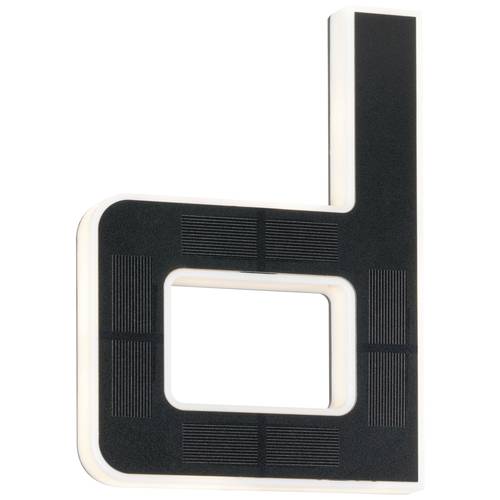 Paulmann 94653 Solar Hausnummer d Solar-Hausnummernleuchte Warmweiß Schwarz