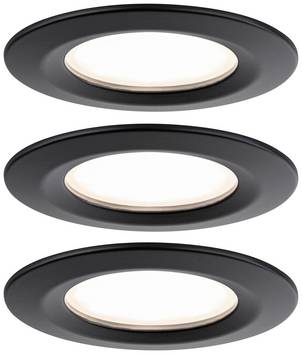 Paulmann 93081 Set Nova Plus LED-Einbauleuchte   LED LED fest eingebaut 18 W Schwarz