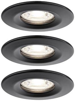 Paulmann 93084 Nova mini LED-Einbauleuchte   LED  12 W Schwarz