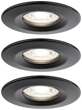 Paulmann 93084 Nova mini LED-Einbauleuchte   LED  12 W Schwarz