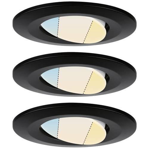 Paulmann 93096 Calla WhiteSwitch LED-Einbauleuchte LED 15 W Schwarz (matt)