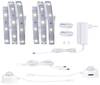 Paulmann Comfort Set Bett 2x1m 78894 LED-Streifen-Basisset mit Stecker 24 V 2 m Warmweiß 1 Set