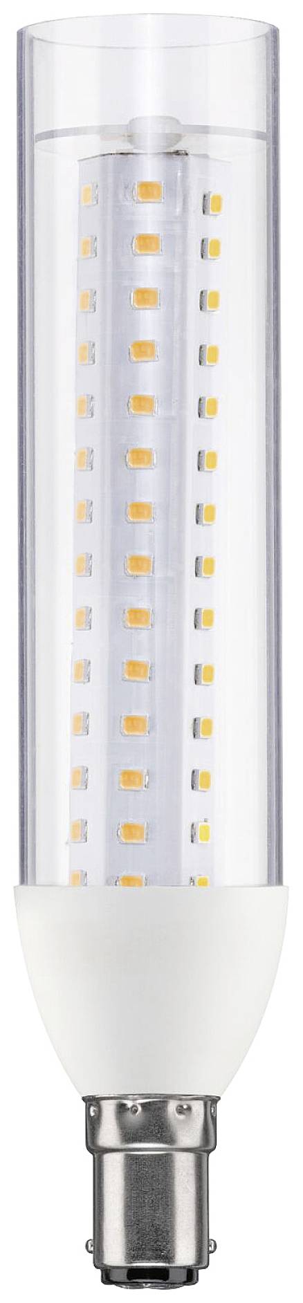 PAULMANN 28889 LED EEK E (A - G) B15d Kolbenform 9.5 W Warmweiß (Ø x H) 36 mm x 165 mm 1 St.