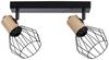 Paulmann Lanka 66767 Wandstrahler E14 Schwarz, Holz (hell)
