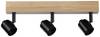 Paulmann Arvid 66772 Wandstrahler E27 Schwarz, Holz (hell)