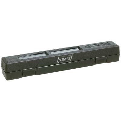 Eine geschlossene schwarze Werkzeugbox mit dem Logo 'HAZET' in der Mitte.