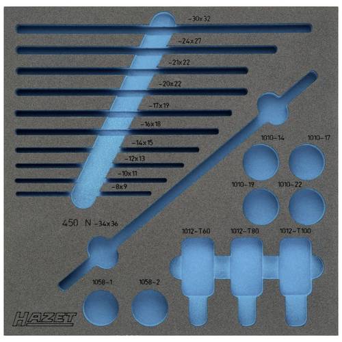Thumbnail - Hazet 163-211L 163-211L Schaumstoffeinlage (L x B) 344 mm x 342 mm