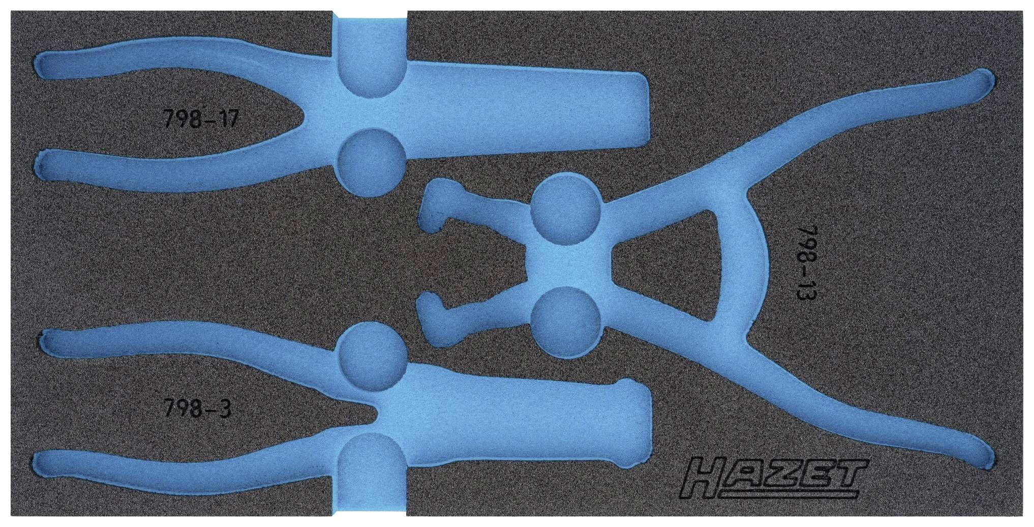 Hazet 163-425L 163-425L Schaumstoffeinlage (L x B) 342 mm x 172 mm