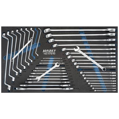 Hazet 163-478/40 163-478/40 Ring-Maulschlüssel-Satz Schlüsselweite (Metrisch) 6 - 36 mm