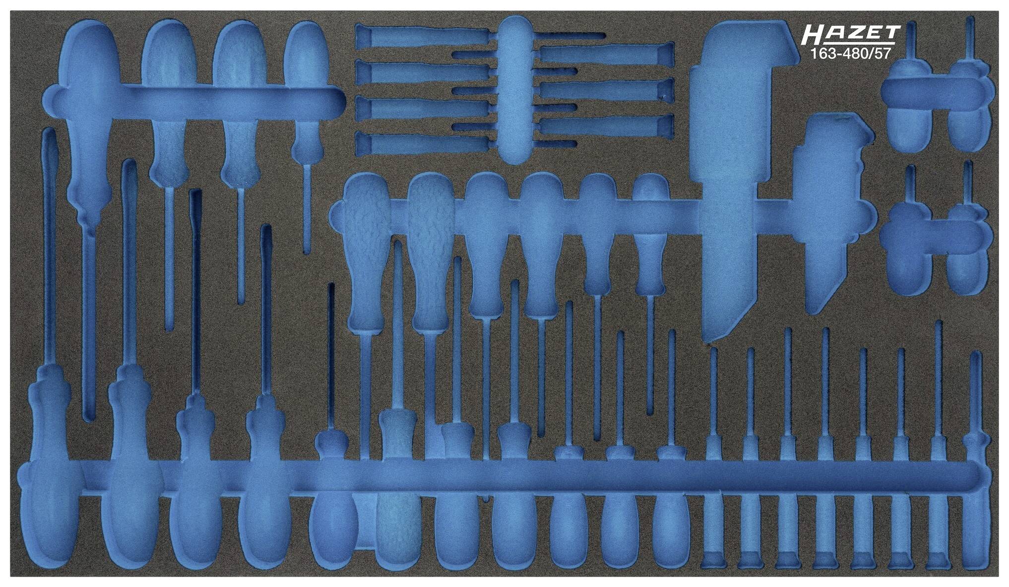 Thumbnail - Hazet 163-480L 163-480L Schaumstoffeinlage (L x B) 691 mm x 392 mm