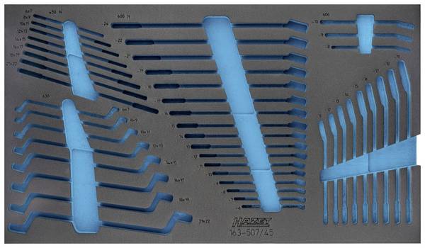 Hazet 163-507L 163-507L Schaumstoffeinlage  (L x B) 691 mm x 392 mm