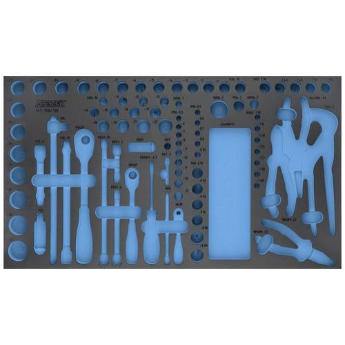 Hazet 163-508L 163-508L Schaumstoffeinlage (L x B) 691 mm x 392 mm