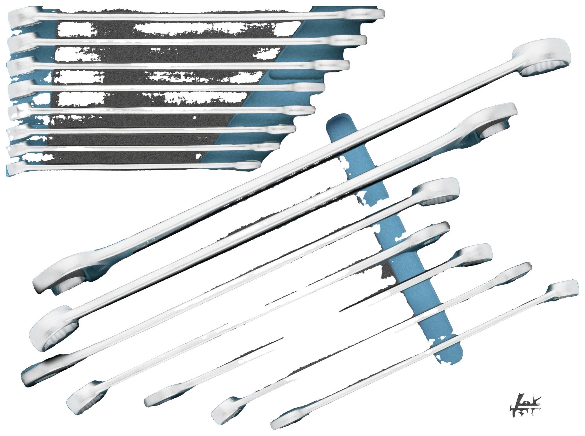 Hazet 163-536/15 163-536/15 Ring-Maulschlüssel-Satz Schlüsselweite (Metrisch) 10 - 30 mm