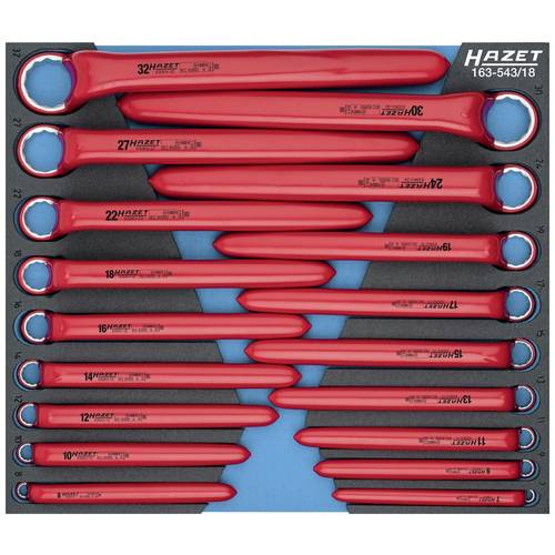 Hazet 163-543/18 163-543/18 Ringschlüssel-Satz Schlüsselweite (Metrisch) 6 - 24 mm