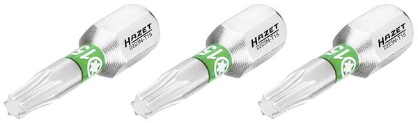 Hazet 2223N-T15/3 2223N-T15/3 Torx-Bit Antrieb: 1/4" (6.3 mm) Abtrieb: TX TX 15 25 mm