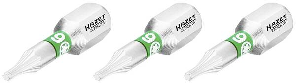 Hazet 2223N-T6/3 2223N-T6/3 Torx-Bit Antrieb: 1/4" (6.3 mm) Abtrieb: TX TX 6 25 mm