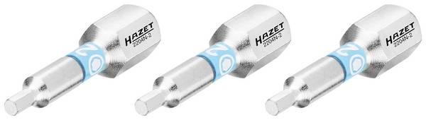 Hazet 2204N-2/3 2204N-2/3 Sechskant-Bit Antrieb: 1/4" (6.3 mm) Abtrieb: Sechskant 2 mm 25 mm