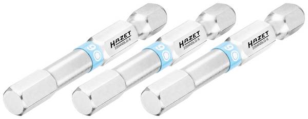 Hazet 2204NSLG-6/3 2204NSLG-6/3 Sechskant-Bit Antrieb: 1/4" (6.3 mm) Abtrieb: Sechskant 6 mm