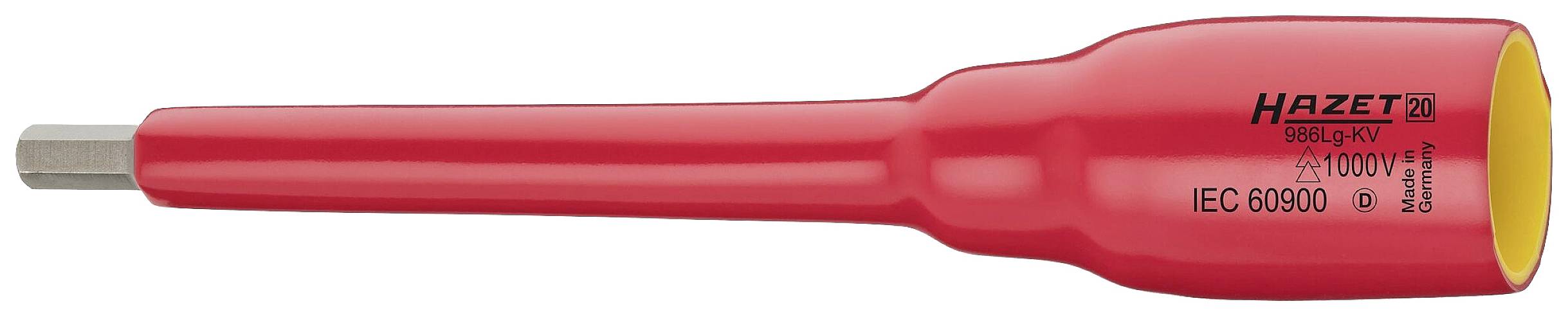 Thumbnail - Steckschlüsseleinsatz 986LG-8KV, 1/2 Zoll Innen-6-kant, SW 8 mm, L.156 mm, HAZET