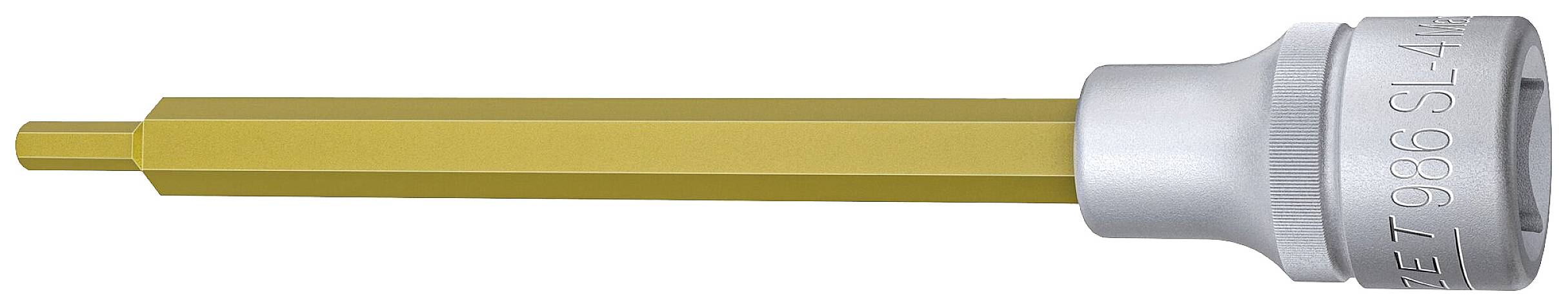 Steckschlüsseleinsatz 986SL-4 1/2 Zoll Innen-6-kant SW 4mm L.140mm HAZET