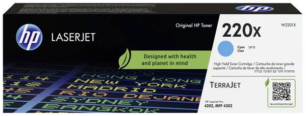 HP Toner 220X Original  Cyan 5500 Seiten W2201X