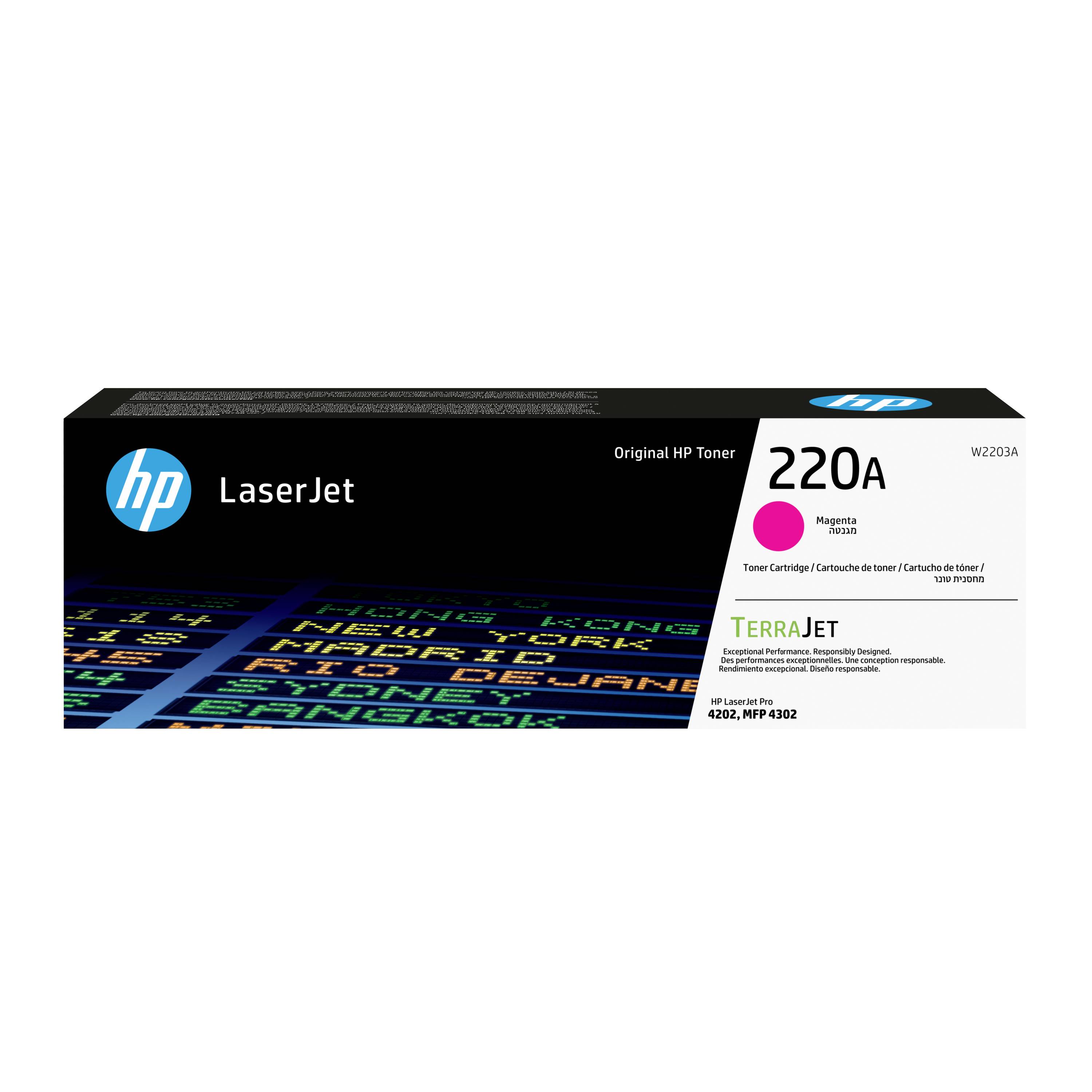 HP Toner 220A Original Magenta 1800 Seiten W2203A