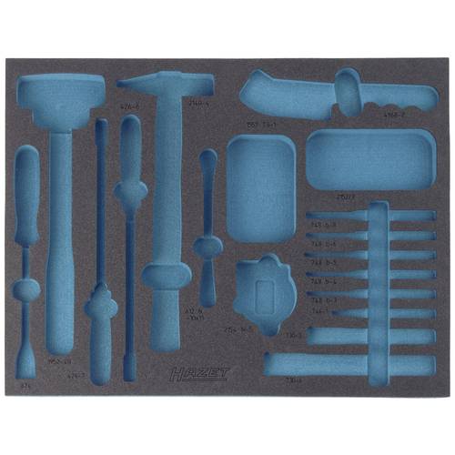 Thumbnail - Hazet 163-143L 163-143L Schaumstoffeinlage (L x B) 519 mm x 392 mm